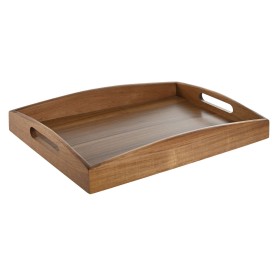 Tray Home ESPRIT Natural Acacia 39,5 x 25,5 x 5,5 cm by Home ESPRIT, Plates and dishes - Ref: S3056283, Price: 12,09 €, Disco...