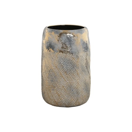 Vase Home ESPRIT Golden Bicoloured Stoneware Modern Aged finish 22 x 22 x 34 cm by Home ESPRIT, Vases - Ref: S3056324, Price:...