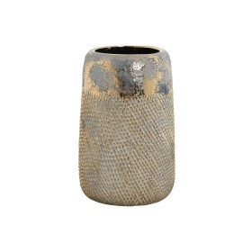 Vase Home ESPRIT Gold zweifarbig Steingut Moderne Antiker Finish 17 x 17 x 26 cm von Home ESPRIT, Vasen - Ref: S3056325, Prei...