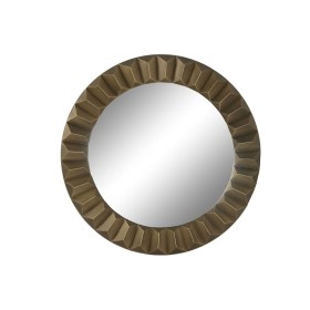 Wall mirror Home ESPRIT Golden Crystal Iron Modern 110,5 x 5,5 x 110,5 cm by Home ESPRIT, Wall-Mounted Mirrors - Ref: S305633...