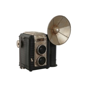 Statua Decorativa Home ESPRIT Nero Argentato Fotocamera Vintage 25 x 14 x 24 cm di Home ESPRIT, Soprammobili - Rif: S3056363,...