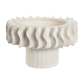 Centro de mesa Home ESPRIT Branco Ondas Moderno 22 x 22 x 14 cm de Home ESPRIT, Adornos - Ref: S3056372, Preço: 58,08 €, Desc...