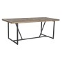 Mesa de Comedor Home ESPRIT Negro Natural Metal Abeto 195 x 90 x 76 cm de Home ESPRIT, Mesas - Ref: S3056381, Precio: 396,40 ...