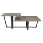 Tavolino da Caffè Home ESPRIT Nero Naturale Metallo Legno di abete 118 x 78 x 45 cm di Home ESPRIT, Tavoli - Rif: S3056382, P...