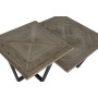 Tavolino da Caffè Home ESPRIT Nero Naturale Metallo Legno di abete 118 x 78 x 45 cm di Home ESPRIT, Tavoli - Rif: S3056382, P...