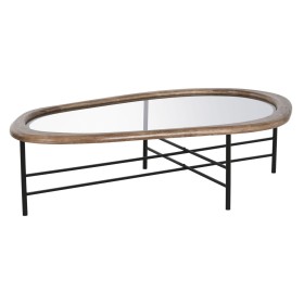 Table Basse Home ESPRIT Marron Noir Verre Bois d'épicéa 120 x 69 x 33 cm de Home ESPRIT, Tables - Réf : S3056386, Prix : 177,...