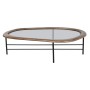 Mesa de Centro Home ESPRIT Castanho Preto Cristal Madeira de abeto 120 x 69 x 33 cm de Home ESPRIT, Jogos de móveis - Ref: S3...