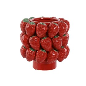 Centerpiece Home ESPRIT Red Strawberries Tropical 20 x 20 x 21 cm by Home ESPRIT, Ornaments - Ref: S3056396, Price: 23,95 €, ...