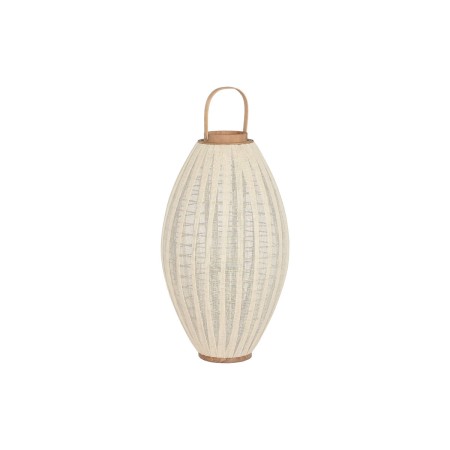 Portavelas Home ESPRIT Blanco Natural Madera Cristal 40 x 40 x 70 cm | Tienda24 - Global Online Shop Tienda24.eu