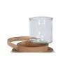 Castiçais Home ESPRIT Branco Natural Madeira Cristal 40 x 40 x 70 cm de Home ESPRIT, Candelabros e suportes para velas - Ref:...