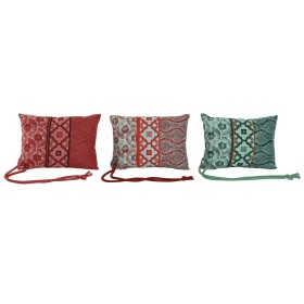 Coussin Home ESPRIT Rouge Vert Corail 30 x 10 x 20 cm (3 Unités) de Home ESPRIT, Coussins - Réf : S3056437, Prix : 27,65 €, R...