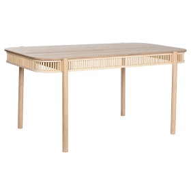 Mesa de Comedor Home ESPRIT Natural Abeto 160 x 80 x 76 cm de Home ESPRIT, Mesas - Ref: S3056444, Precio: 230,28 €, Descuento: %