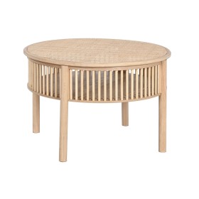 Mesa de Centro Home ESPRIT Natural Madera de abeto 75 x 75 x 49 cm de Home ESPRIT, Mesas - Ref: S3056445, Precio: 140,70 €, D...