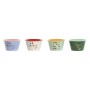 Cuenco Home ESPRIT Multicolor Shabby Chic 480 ml 13,2 x 13,2 x 7,5 cm (4 Unidades) de Home ESPRIT, Cuencos y tazones - Ref: S...