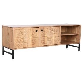 TV furniture Home ESPRIT Brown Black Metal Acacia 145 x 40 x 52 cm by Home ESPRIT, TV tables and stands - Ref: S3056456, Pric...