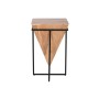 Petite Table d'Appoint Home ESPRIT Marron Noir Métal Acacia 41 x 41 x 67 cm | Tienda24 - Global Online Shop Tienda24.eu