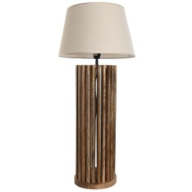 Lampada da tavolo Home ESPRIT Marrone Legno di mango 50 W 220 V 23 x 23 x 72 cm di Home ESPRIT, Lampade da tavolo e abat-jour...