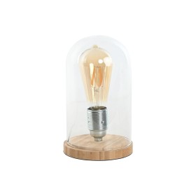 Lampe de bureau Home ESPRIT Naturel Bambou Verre 50 W 220 V 13 x 13 x 22 cm de Home ESPRIT, Lampes de chevet - Réf : S3056471...