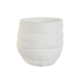 Planter Home ESPRIT White Ceramic 29 x 29 x 27 cm by Home ESPRIT, Cachepots - Ref: S3056492, Price: 36,48 €, Discount: %