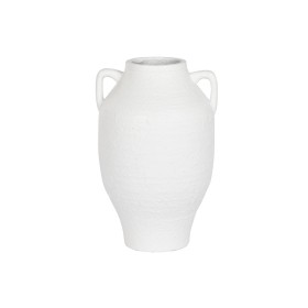 Jarrón Home ESPRIT Blanco Fibra de Vidrio 30 x 30 x 46 cm de Home ESPRIT, Jarrones - Ref: S3056539, Precio: 68,58 €, Descuent...