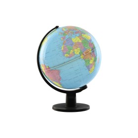 Globo Terraqueo Home ESPRIT Azul Negro PVC 33 x 32 x 41 cm de Home ESPRIT, Geografía - Ref: S3056541, Precio: 44,00 €, Descue...