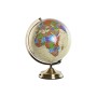 Globo Terraqueo Home ESPRIT Beige Dorado PVC 33 x 32 x 42 cm de Home ESPRIT, Geografía - Ref: S3056542, Precio: 46,16 €, Desc...