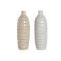 Vase Home ESPRIT Beige Ceramic 19 x 19 x 55 cm (2 Units) by Home ESPRIT, Vases - Ref: S3056569, Price: 65,44 €, Discount: %