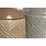 Vase Home ESPRIT Braun Grau aus Keramik Orientalisch Rhombusse 19 x 19 x 27 cm (2 Stück) von Home ESPRIT, Vasen - Ref: S30565...