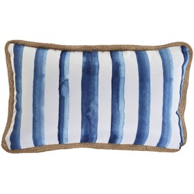 Almofada Home ESPRIT Azul Branco 50 x 30 cm de Home ESPRIT, Almofadas - Ref: S3056580, Preço: 10,36 €, Desconto: %