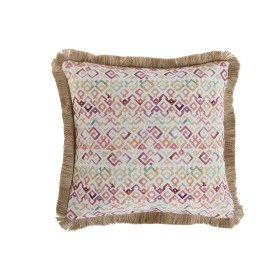 Coussin Home ESPRIT Frange Tropical 45 x 45 cm de Home ESPRIT, Coussins - Réf : S3056587, Prix : 13,72 €, Remise : %