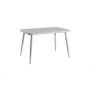 Mesa de Comedor Home ESPRIT Blanco Aluminio 120 x 75 x 75 cm de Home ESPRIT, Mesas de comedor - Ref: S3056627, Precio: 286,98...