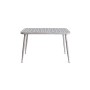 Mesa de Comedor Home ESPRIT Blanco Aluminio 120 x 75 x 75 cm de Home ESPRIT, Mesas de comedor - Ref: S3056627, Precio: 286,98...