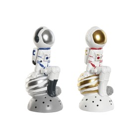 Figura Decorativa Home ESPRIT Azul Branco Vermelho Prateado Mulher Astronauta 11 x 7 x 24 cm (2 Unidades) de Home ESPRIT, Ado...