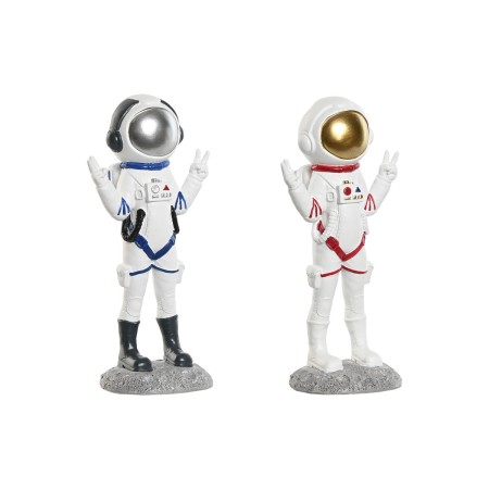 Decorative Figure Home ESPRIT Blue White Red Lady Astronaut 9 x 7 x 20 cm (2 Units) | Tienda24 - Global Online Shop Tienda24.eu