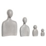 Decorative Figure Home ESPRIT Grey Family 19 x 19 x 30 cm (4 Pieces) by Home ESPRIT, Ornaments - Ref: S3056635, Price: 24,87 ...