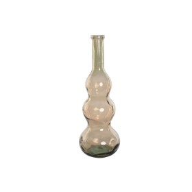 Vase Home ESPRIT Taupe Cristal recyclé 26,5 x 26,5 x 75 cm de Home ESPRIT, Vases - Réf : S3056641, Prix : 74,37 €, Remise : %