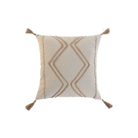 Cojín Home ESPRIT Beige Boho 45 x 5 x 45 cm de Home ESPRIT, Cojines - Ref: S3056645, Precio: 9,73 €, Descuento: %