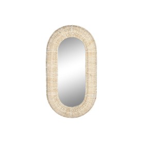 Miroir mural Home ESPRIT Naturel Fibre 68 x 7,5 x 128 cm de Home ESPRIT, Miroirs muraux - Réf : S3056662, Prix : 129,60 €, Re...