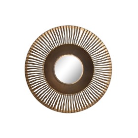 Espelho de parede Home ESPRIT Branco Dourado Metal Cristal 80 x 2,5 x 80 cm | Tienda24 - Global Online Shop Tienda24.eu