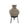 Vase Home ESPRIT Black Beige Metal Magnesium 28 x 28 x 47 cm | Tienda24 - Global Online Shop Tienda24.eu