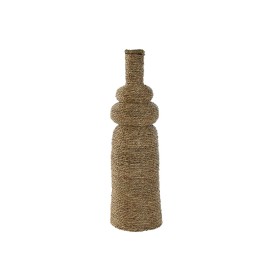 Vase Home ESPRIT Grey Golden Stoneware Abstract Modern 17 x 17 x 35 cm | Tienda24 - Global Online Shop Tienda24.eu