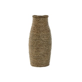 Vase Home ESPRIT Grey Golden Stoneware Abstract Modern 17 x 17 x 35 cm | Tienda24 - Global Online Shop Tienda24.eu