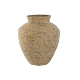 Vase Home ESPRIT Beige Métal 33 x 33 x 37 cm de Home ESPRIT, Vases - Réf : S3056673, Prix : 44,00 €, Remise : %