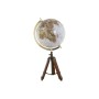 Globo Terrestre Home ESPRIT Castanho PVC Madeira de mangueira 27 x 25 x 55 cm de Home ESPRIT, Geografia - Ref: S3056677, Preç...