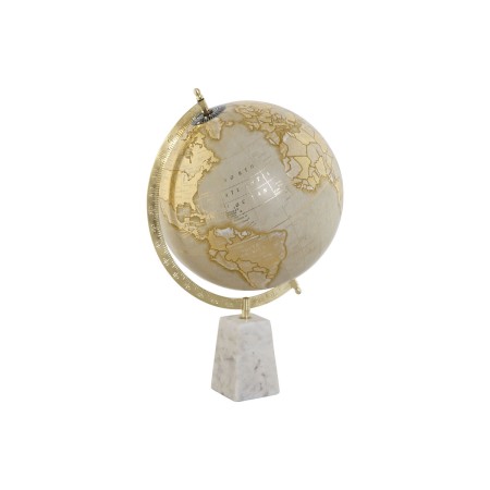 Globe terrestre Home ESPRIT Blanc Doré PVC Marbre 27 x 25 x 40 cm de Home ESPRIT, Géographie - Réf : S3056678, Prix : 40,66 €...