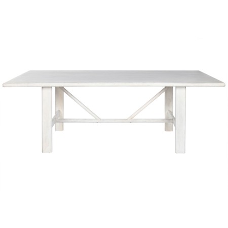 Table de Salle à Manger Home ESPRIT Blanc Bois de manguier 213,4 x 96,5 x 76,2 cm | Tienda24 - Global Online Shop Tienda24.eu