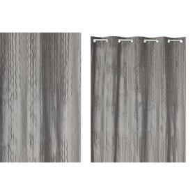 Cortina Home ESPRIT Cinzento claro 140 x 280 cm de Home ESPRIT, Cortinas - Ref: S3056757, Preço: 20,92 €, Desconto: %