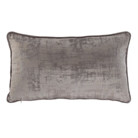 Cushion RISE Grey Printed Velvet 50 x 10 x 30 cm | Tienda24 - Global Online Shop Tienda24.eu