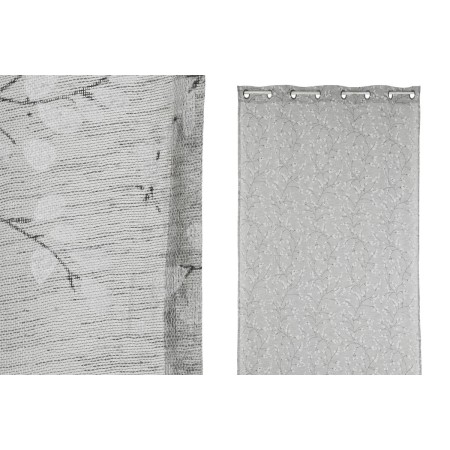 Cortina Home ESPRIT Gris claro Romántico 140 x 260 cm de Home ESPRIT, Cortinas - Ref: S3056804, Precio: 15,55 €, Descuento: %