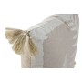 Cojín Home ESPRIT Blanco Beige Impreso Boho 45 x 45 cm de Home ESPRIT, Cojines - Ref: S3056827, Precio: 10,54 €, Descuento: %